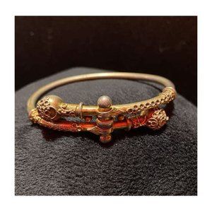 Etruscan Brass Bangle Reproduction